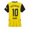 Borussia Dortmund Julian Brandt #10 Hjemmedrakt Kvinner 2024-25 Kortermet